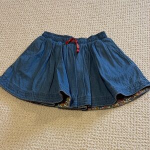 Mini Boden Denim skirt size 9-10